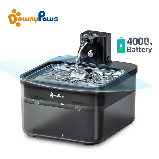 DownyPaws 2.5L Automatic Stainless Steel Cat - ProPawPet.com
