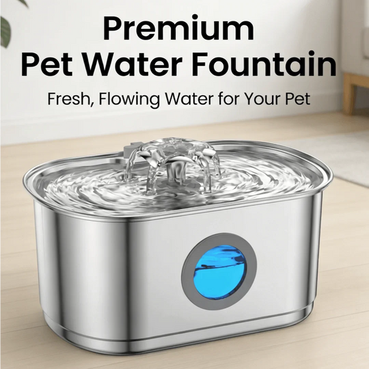 Cat Water Fountain 3.2L Stainless Steel - ProPawPet.com