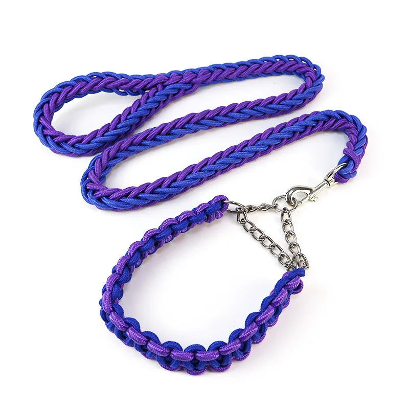 Double Strand Rope Large Dog Leashes Metal P - ProPawPet.com