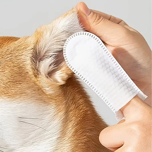 50pcs Pet Ear Cleaning Wipes, Finger Cots - ProPawPet.com
