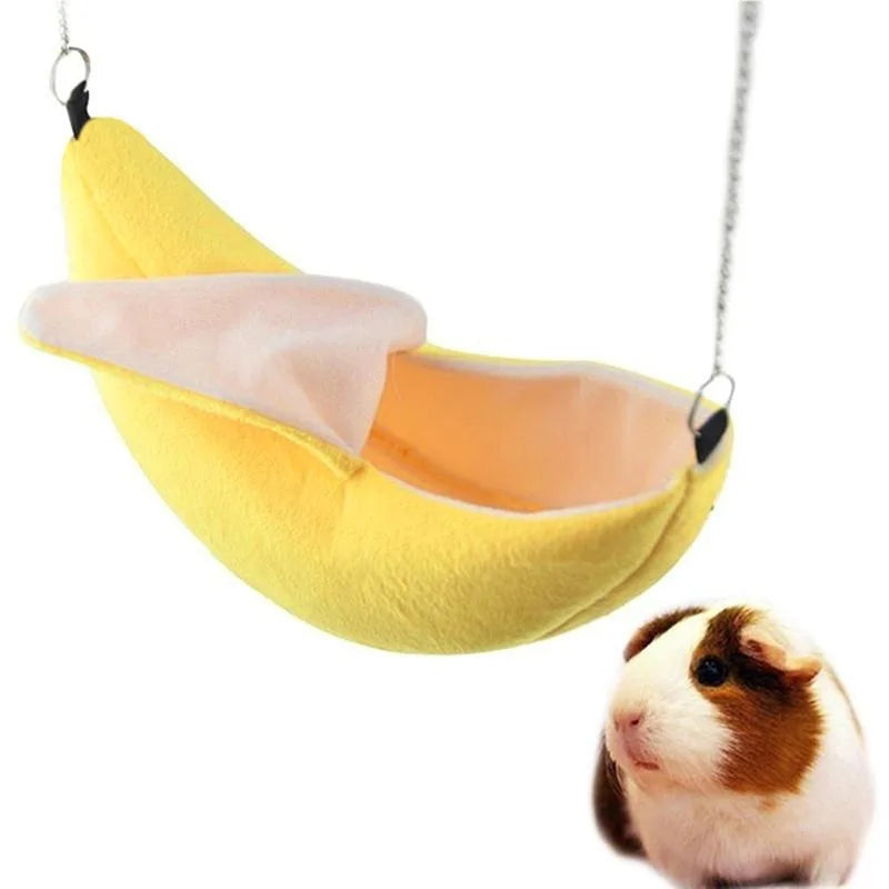 Hamster Soft Warm Bed Rat Hanging Bed Pig Squirrel Winter Pet Toy