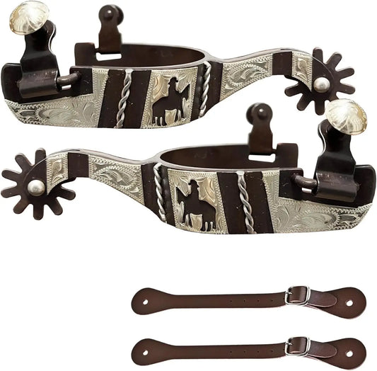 2 Pack Equestrian Spurs for Cowboy Boots Men - ProPawPet.com