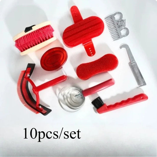 10pcs/Set of Horse Cleaning Supplies, Horse - ProPawPet.com