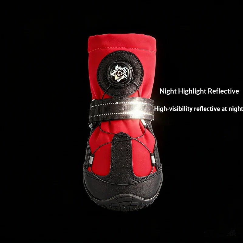 Non-Slip Heavy-duty Dog Boots with Rotating Dial for Med Large Anti – photo 6