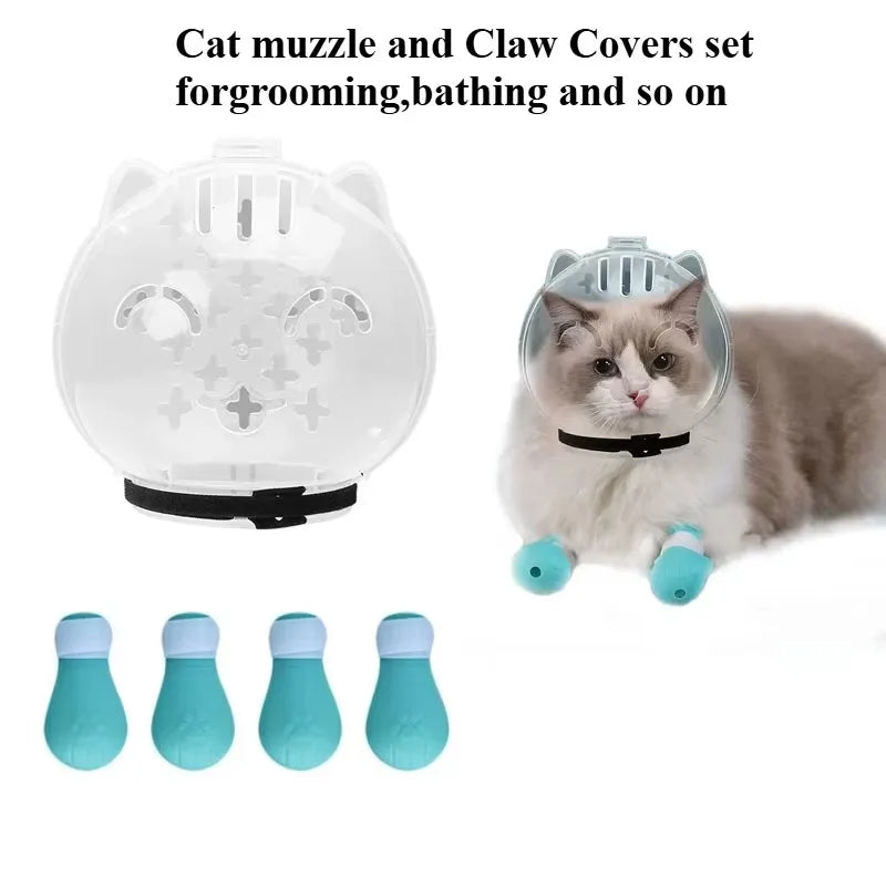 1Set Cat Space Helmet Breathable Anti Bite - ProPawPet.com