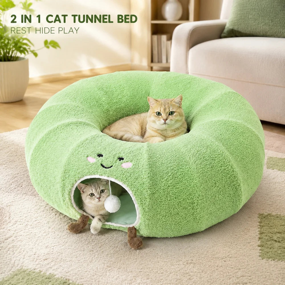 Convertible Cat Tunnel Bed For Indoor Cats - ProPawPet.com