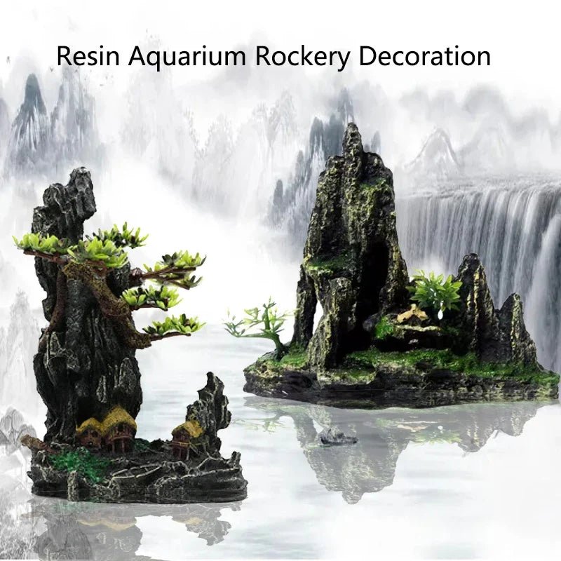 Resin Aquarium Rockery Mountain Decoration - ProPawPet.com