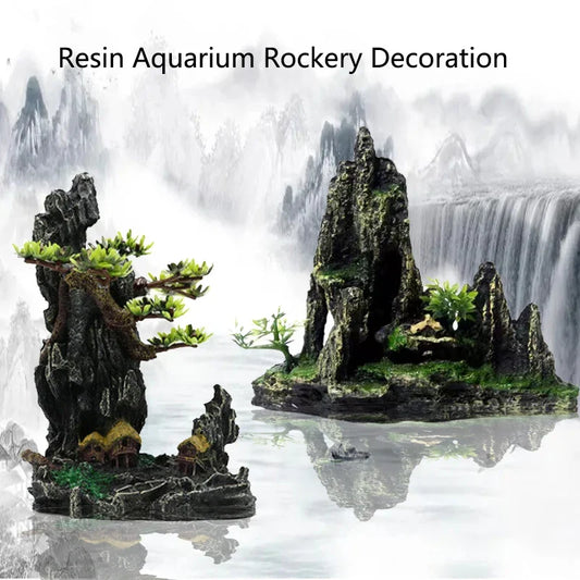 Resin Aquarium Rockery Mountain Decoration - ProPawPet.com