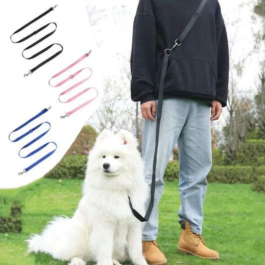 2.5cm Nylon Hand Free Dogs Leash Walking - ProPawPet.com