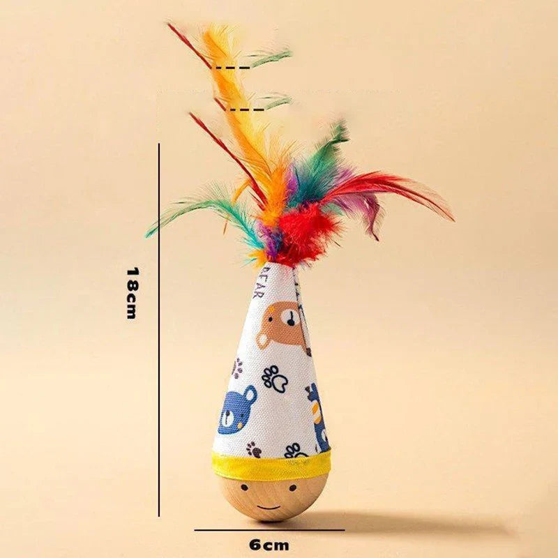 Cat Interactive Toys Funny Feather Kitten Teaser – Cat Supplies