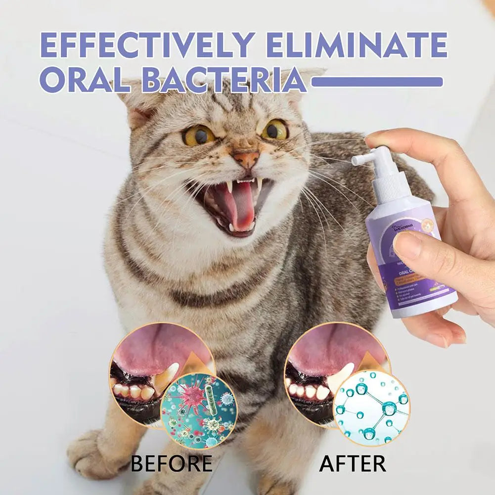 1-5PCS Portable Pet Teeth Cleaning Spray For - ProPawPet.com