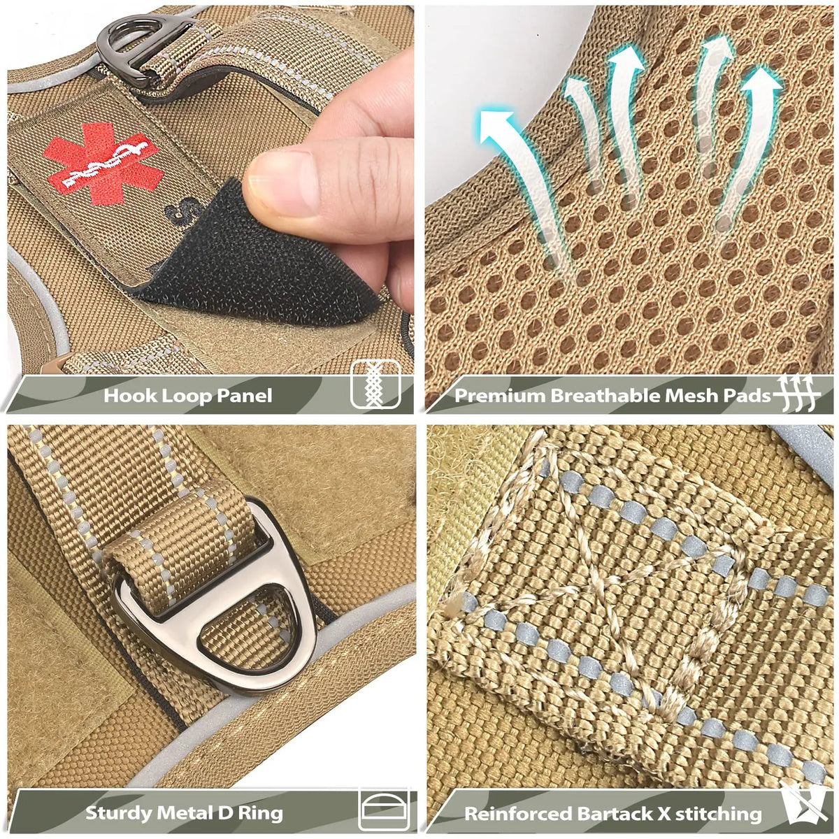 Tactical Dog Harness for Small Dogs - - ProPawPet.com