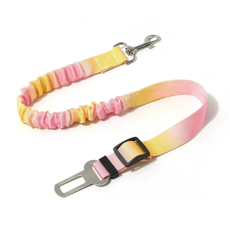 Car Safety Buckle Rope.the Gradient Colored Traction Rope