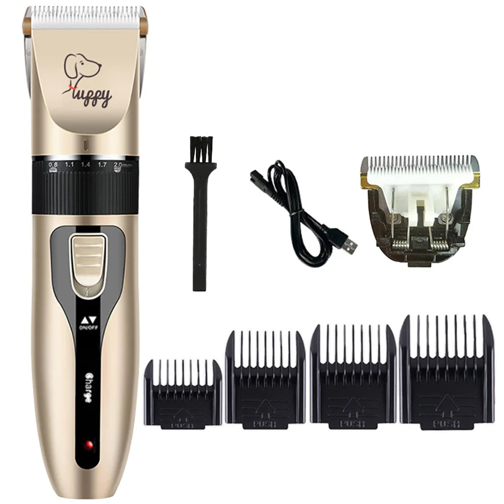 Dog & Cat Clipper Hair Grooming Haircut Pet Shaver Full, Rechargeable