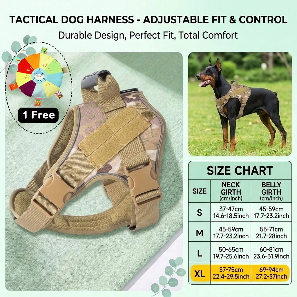 Tactical Dog Harness for Large Dogs No Pull - ProPawPet.com