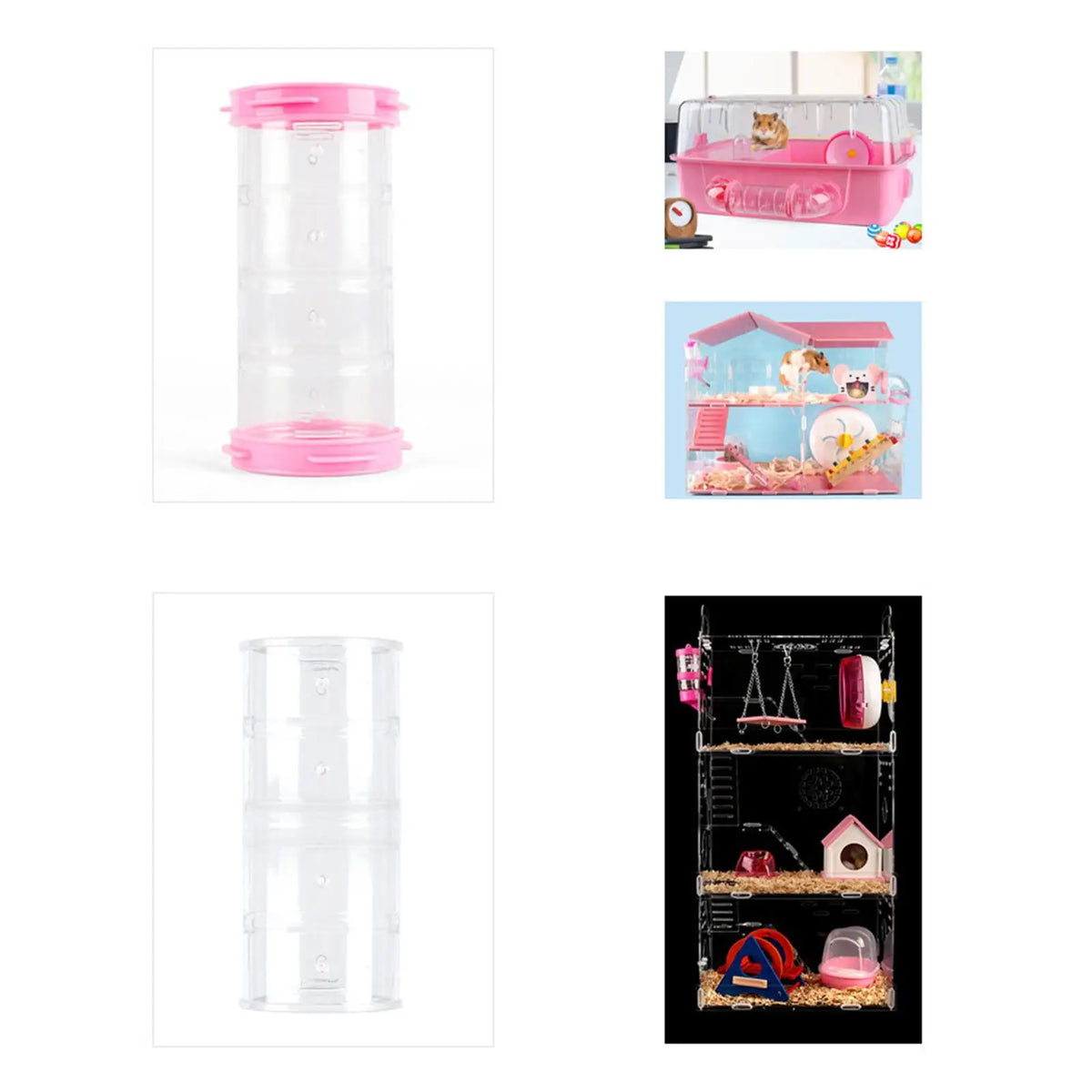 8 Pieces Hamster Tubes Set External - ProPawPet.com