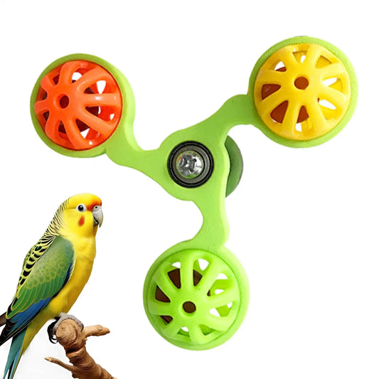Rotating Windmill Bird Toy w/3 Bells, Fun - ProPawPet.com