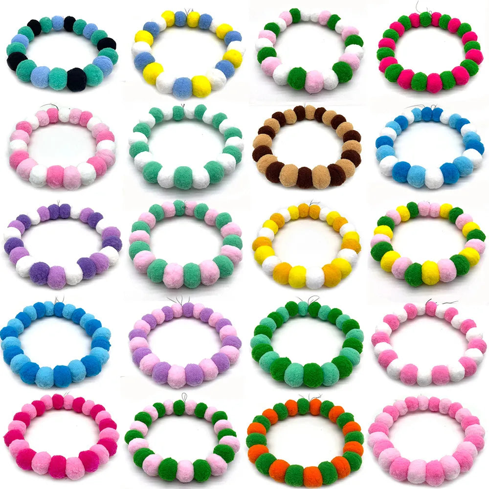 30pcs New Pet Dog Bow Tie Rainbow Flower - ProPawPet.com