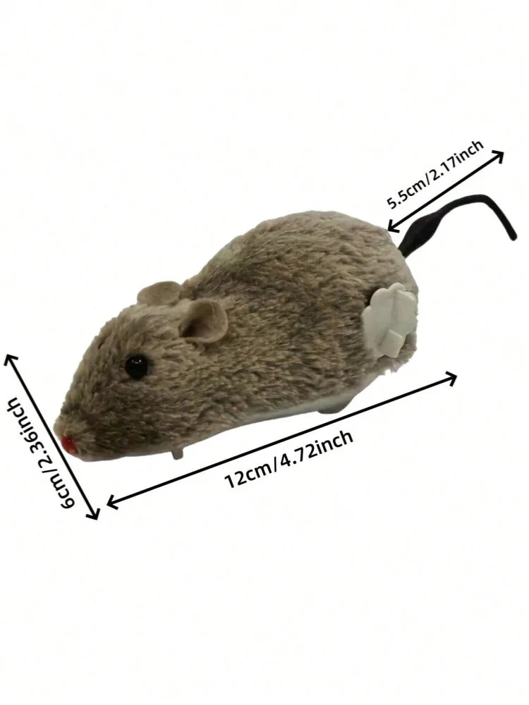 4 Color Cat Toys Wind-up Plush Mouse Toy for - ProPawPet.com