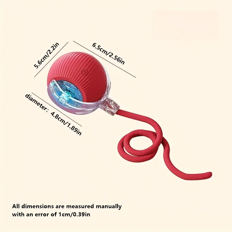 MIAOQUANJI Self-Rolling Cat Toy Ball with - ProPawPet.com