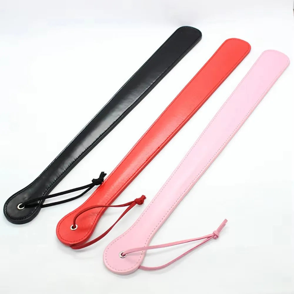 PU Leather Spanking Paddle, 48CM Riding Crop - ProPawPet.com