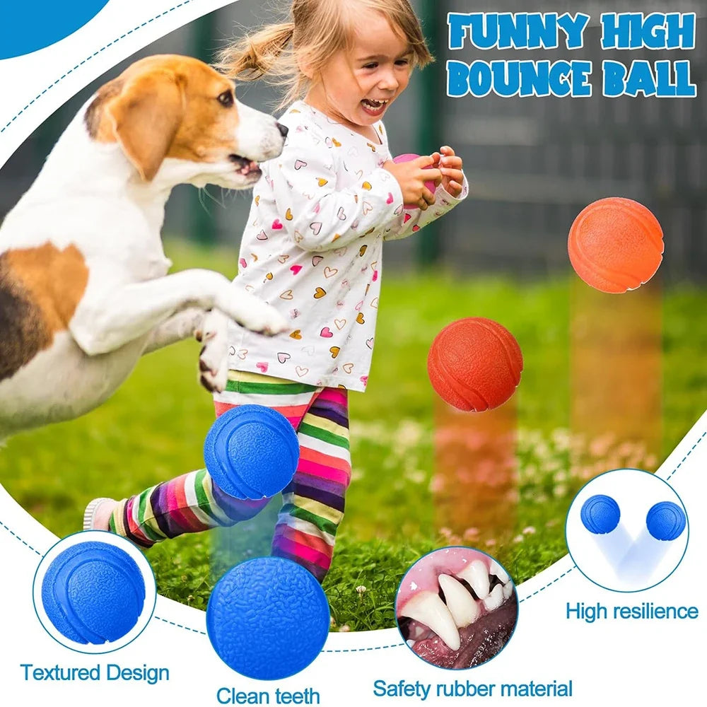 Pet Solid Elastic Toy Ball Cat/Dog Toy Ball - ProPawPet.com
