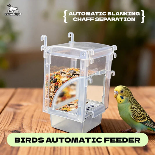 Anti-Splash Automatic Parrot Feeder Chaff - ProPawPet.com
