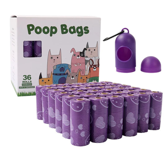 Biodegradable Pet Poop Bags Outdoor Dog Walking Debris