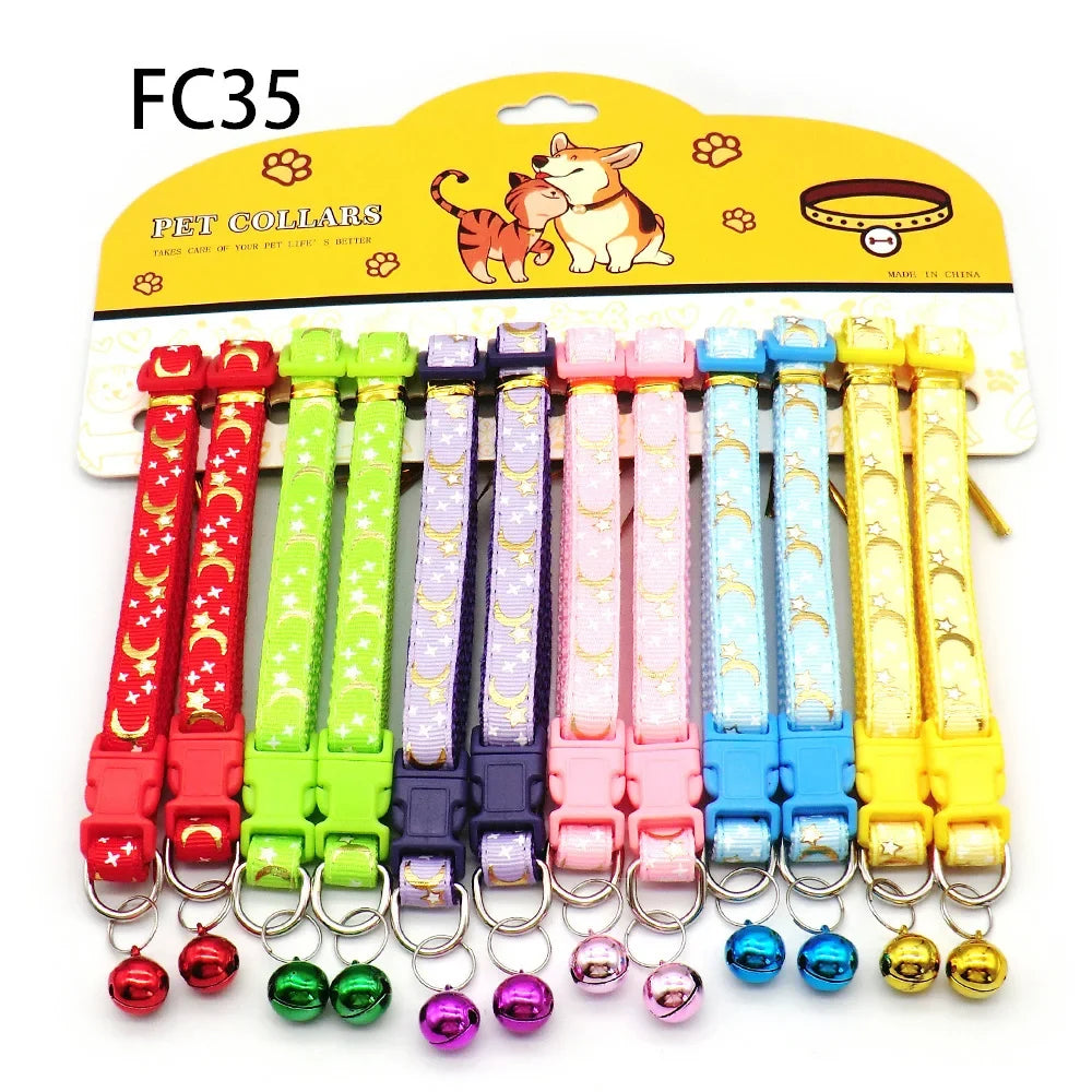12PCS Cat & Dog Fashion Outdoor Collar with - ProPawPet.com