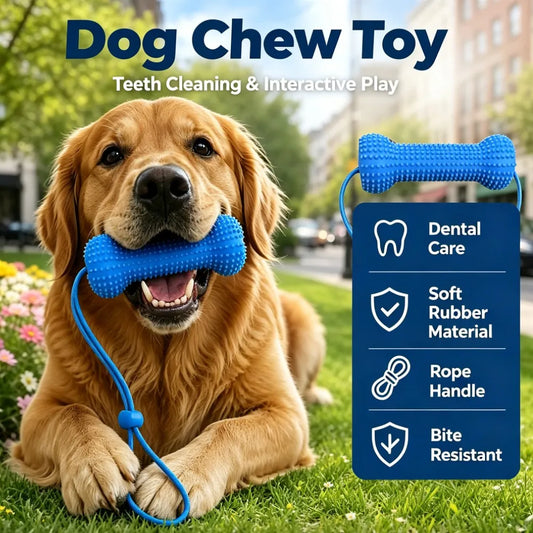 360° Dog Toothbrush Chew Toy Soft Rubber - ProPawPet.com