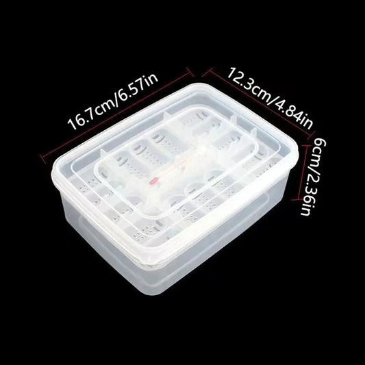 16 Grids Reptile Hatch Box with Thermometer - ProPawPet.com