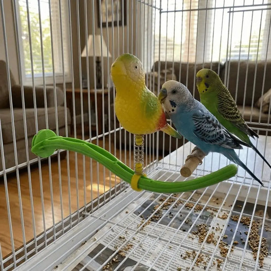 Spring Wobble Bird Perch Stand Plastic - ProPawPet.com
