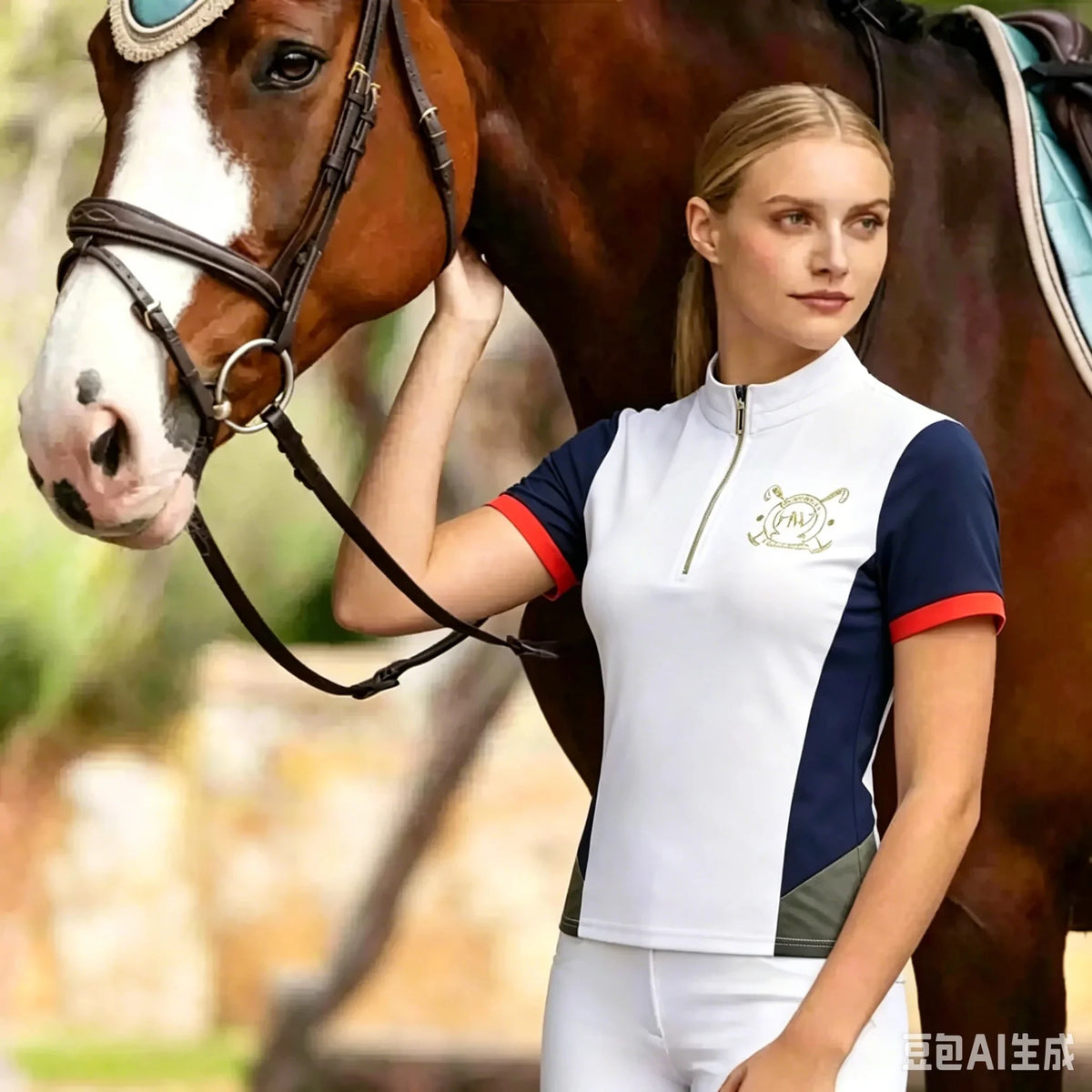 short sleeve T shirt for Girl horse rider - ProPawPet.com