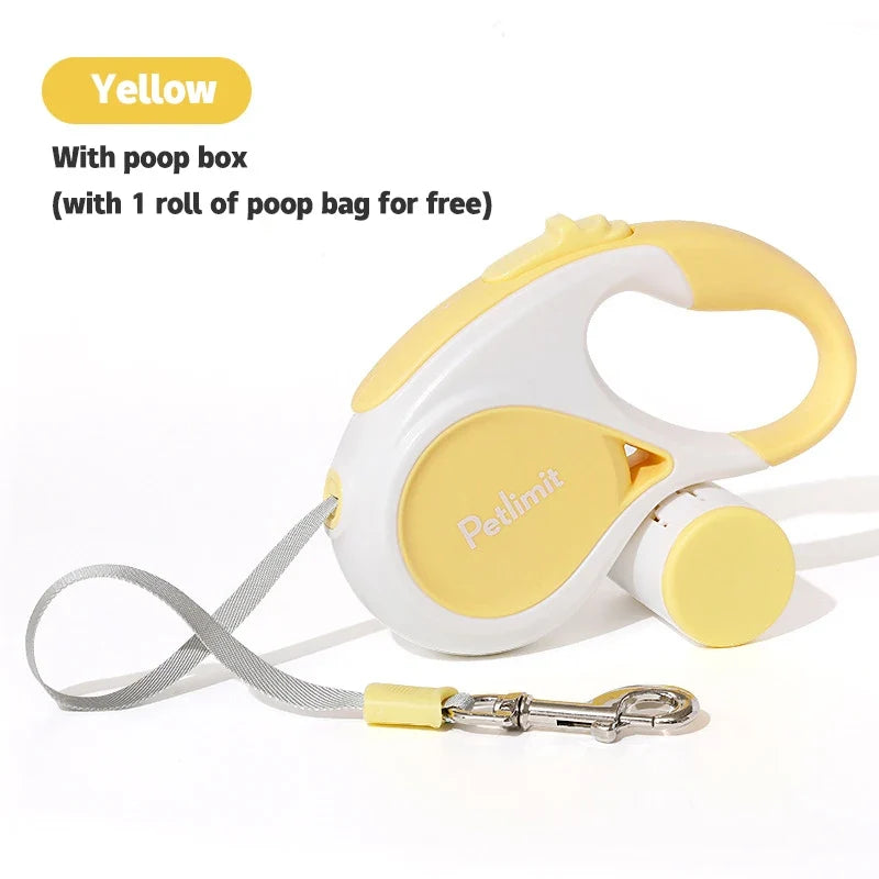 Automatic Retractable Dog Leash 3m 5m Extendable Rope – 3 Colors