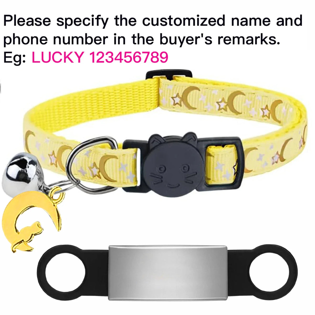 Custom Glow Cat Collar Free Engraved Anti Lost Pet ID – 16 Colors