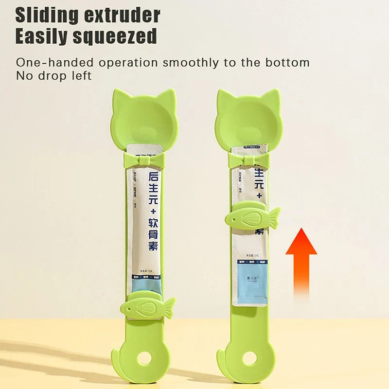 Cat Strip Feeder Spoon Long Handle Cat Food - ProPawPet.com