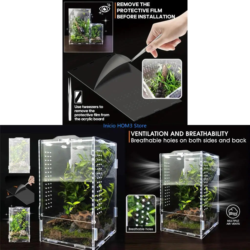 A5YD Acrylic Transparents Feeding Box - ProPawPet.com