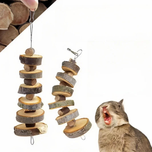 1 pc Random Style Pet Chew Toy Apple Wood - ProPawPet.com