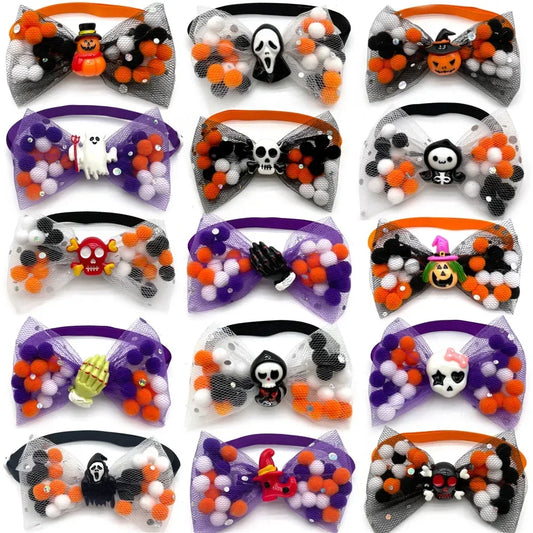 50/100pcs Pet Dog Halloween Product Necktie - ProPawPet.com
