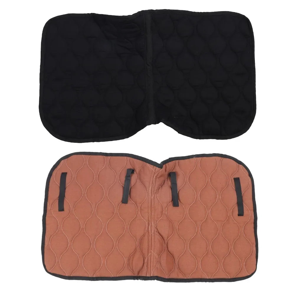 Washable 98x57cm Saddle Pad Sponge Single Yarn Drill – Horse Supplies