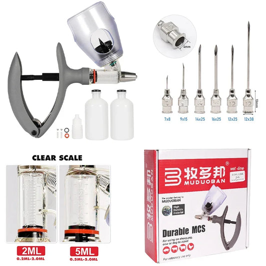 2/5ml Automatic Injection Poultry Syringe - ProPawPet.com