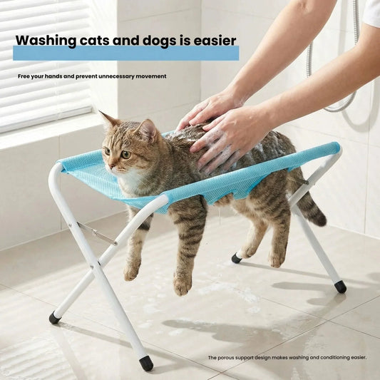 Foldable Pet Grooming Bath Stand Hammock - ProPawPet.com