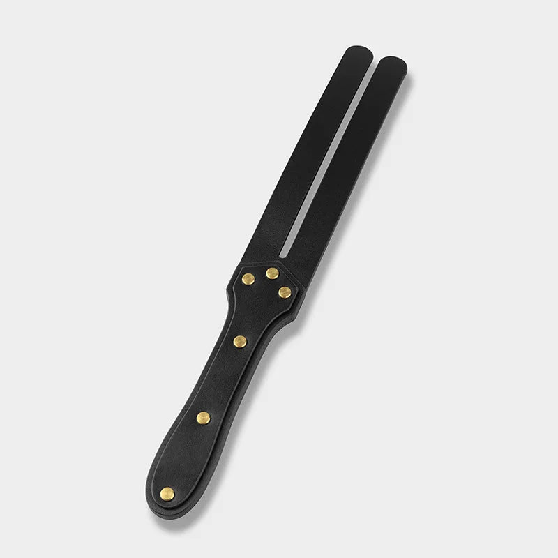 37cm Punk Rivet Bat PU Leather Horsewhip Equestrian Paddle for Horses