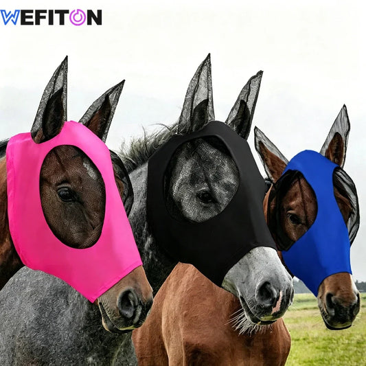 1PC Horse Fly Mask with Ears,UV Protection - ProPawPet.com