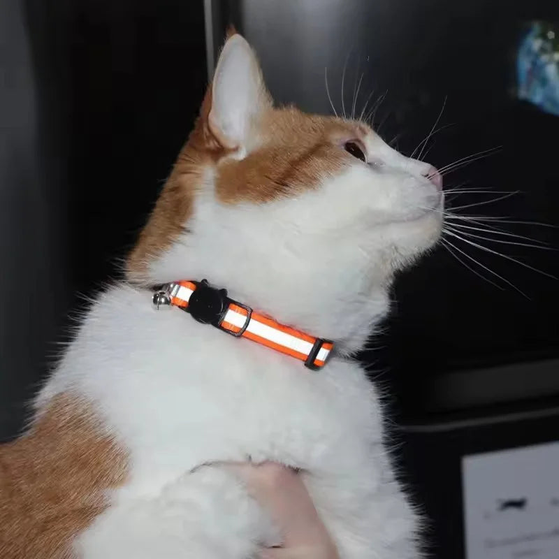 Cartoon Cat Head Reflective Pet Collar - ProPawPet.com