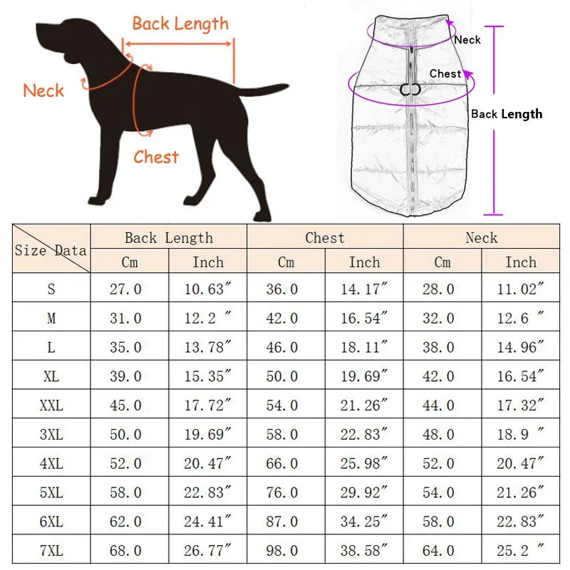 XL-7XL Pet Coat Jacket with Buckle for Small - ProPawPet.com