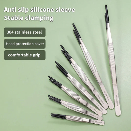 Stainless Steel Rubber Tips Reptile Feeding - ProPawPet.com