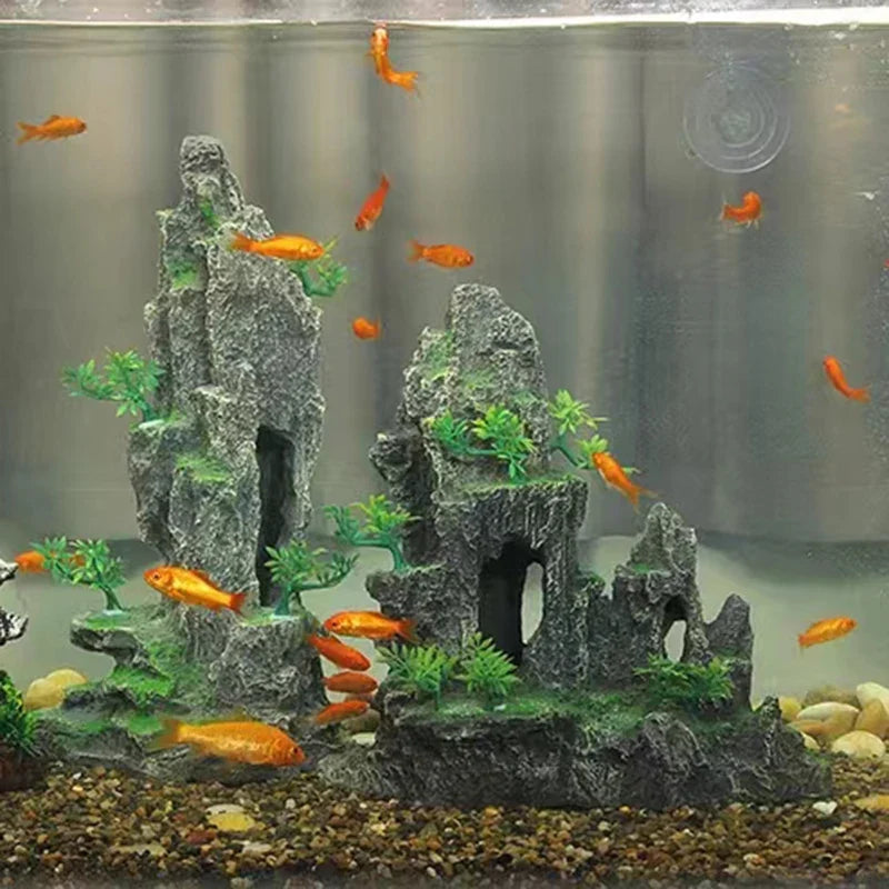 Resin Aquarium Rockery Mountain Decoration - ProPawPet.com