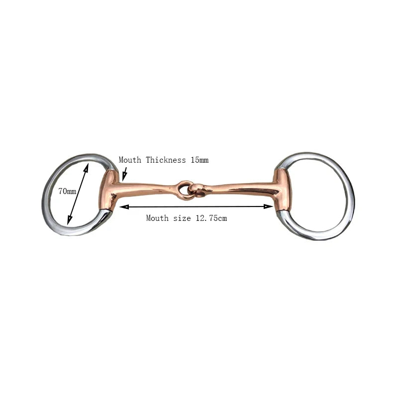 Horse Bits Stainless Steel Eggbutt Product Jointed Mouth 5 – 2 Colors