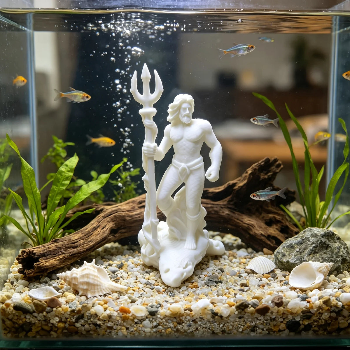 Handsome Trident Aquatic Humanoid Ornaments - ProPawPet.com